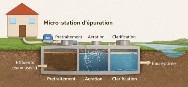 micro station épuration